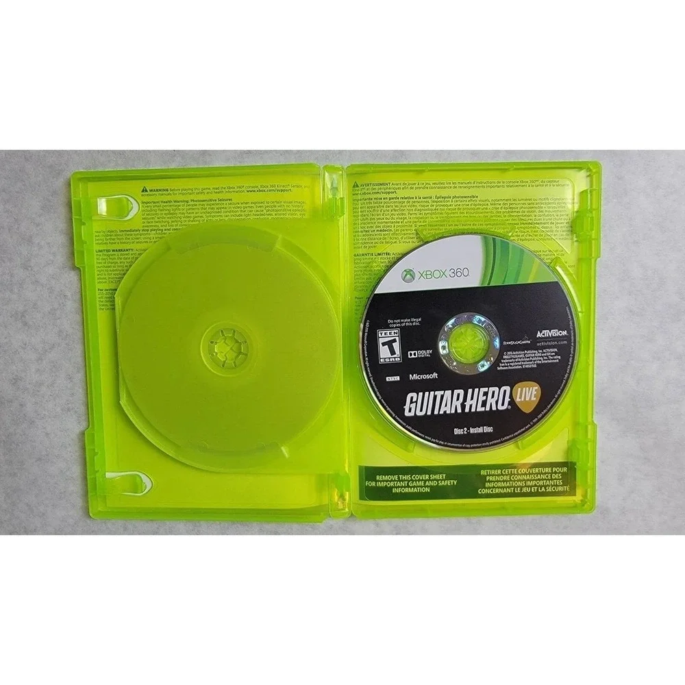 Guitar Hero Live Xbox 360 Video Game Tested & Working